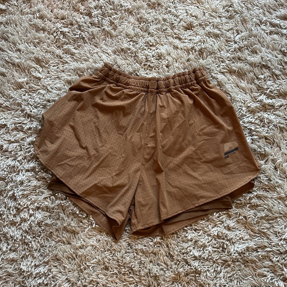 Men's Athletic Shorts in Brown - Performance Running Shorts